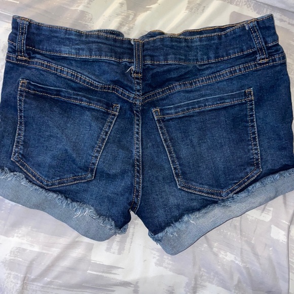 Used in great condition, ripped jean short shorts. - Picture 2 of 3